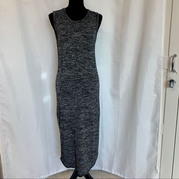 Aritzia Wilfred Bruni Dress Heather Black Sz S - Picture 3 of 11